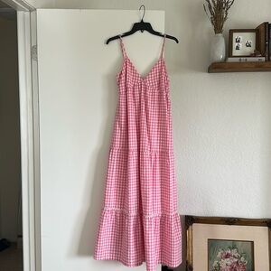 Pink Gingham Dress